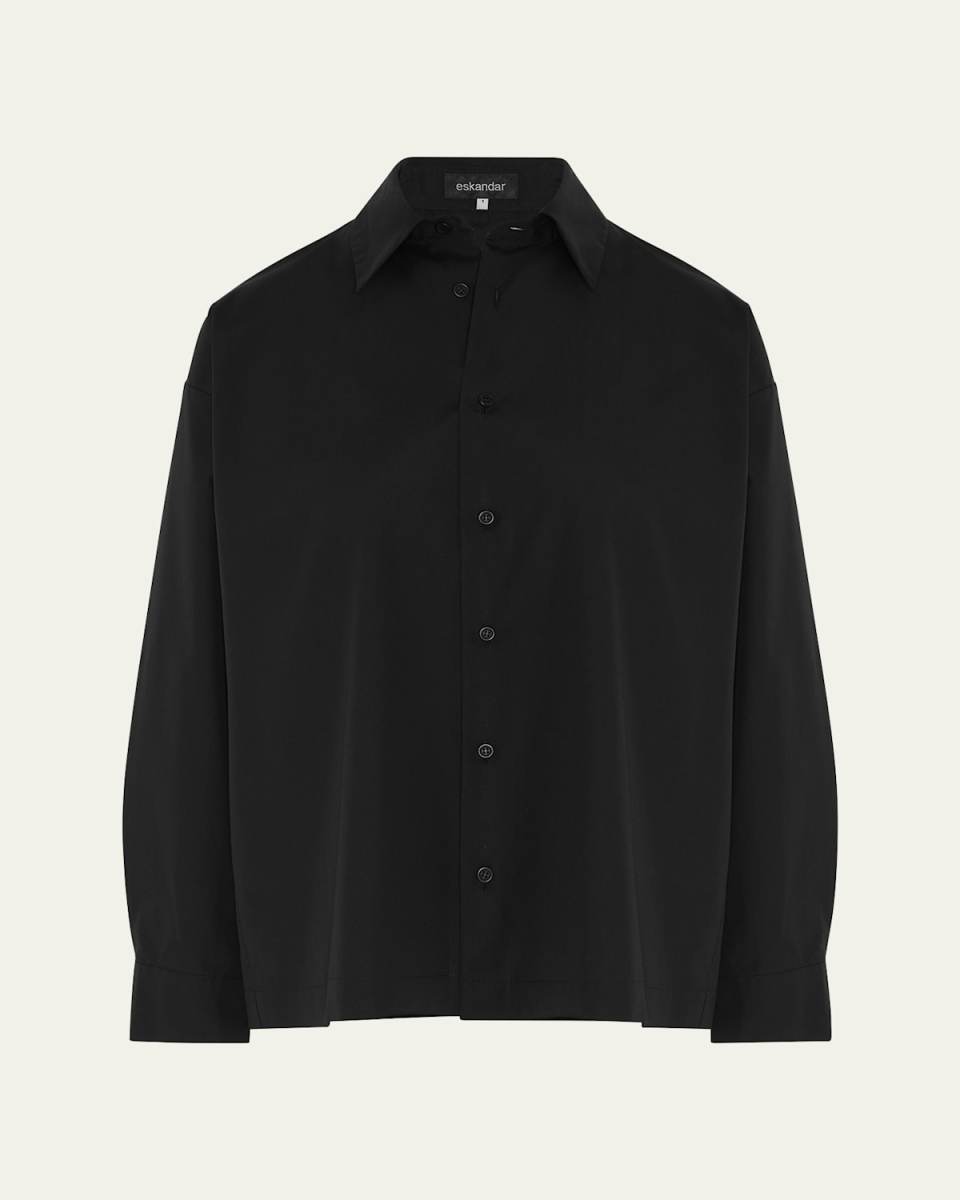 Slim Shirt with Collar (Regular Length)